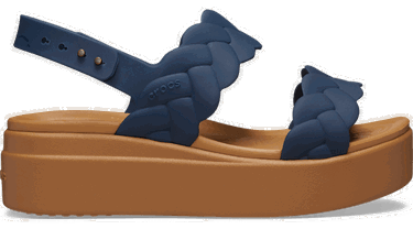 Кецове и обувки Crocs Brooklyn Woven Low Sandals Синьо | 209977-410, 0