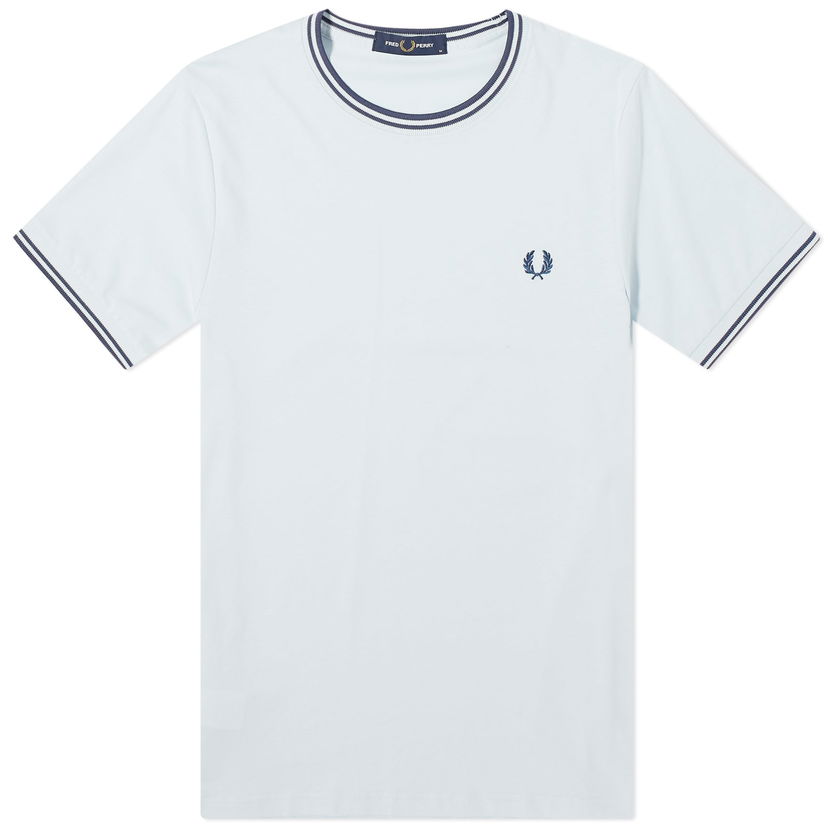 Тениска Fred Perry Twin Tipped Сиво | M1588-V08