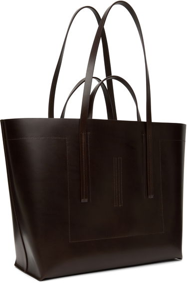 Голяма пазарска чанта Rick Owens Rick Owens Hollywood Shopper Tote Кафяво | RA01E0662 LGEL, 2