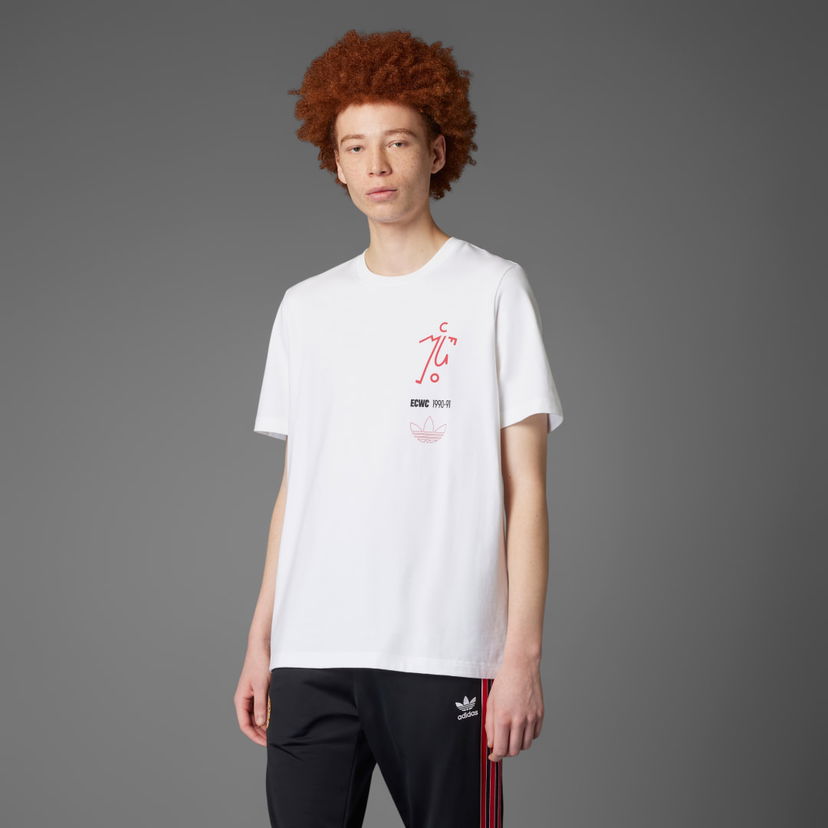 Тениска adidas Performance Manchester United '91 T-Shirt Бяло | JC9389