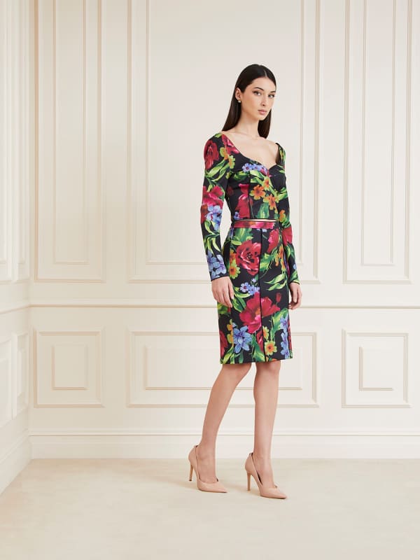 Пола GUESS Marciano Floral Print Mini Skirt Многоцветен | 4RGD016718Z, 0
