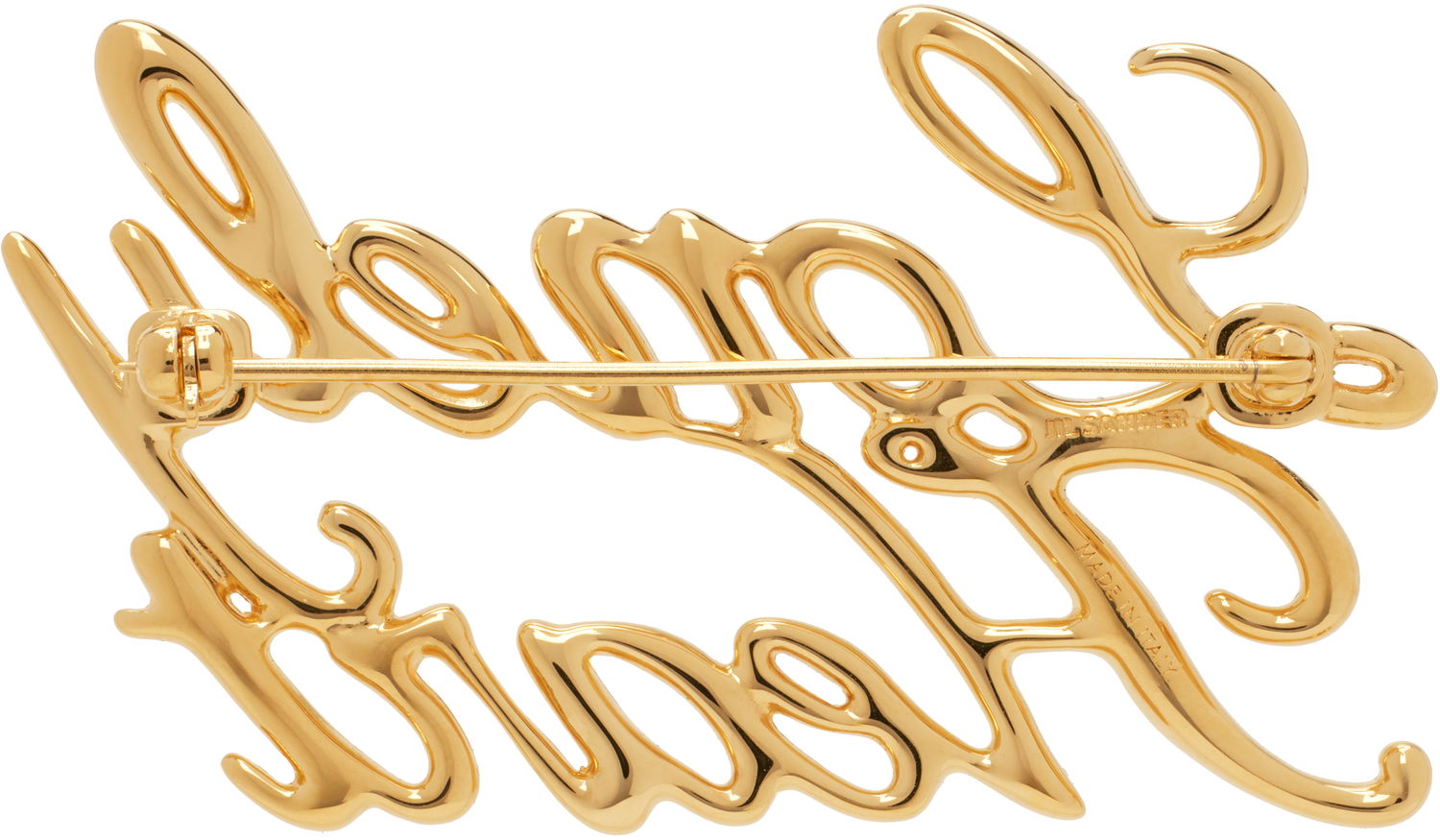 Значка Jil Sander Jil Sander 'Lonely Hearts' Brooch Металик | J29VK0110_P4877, 1