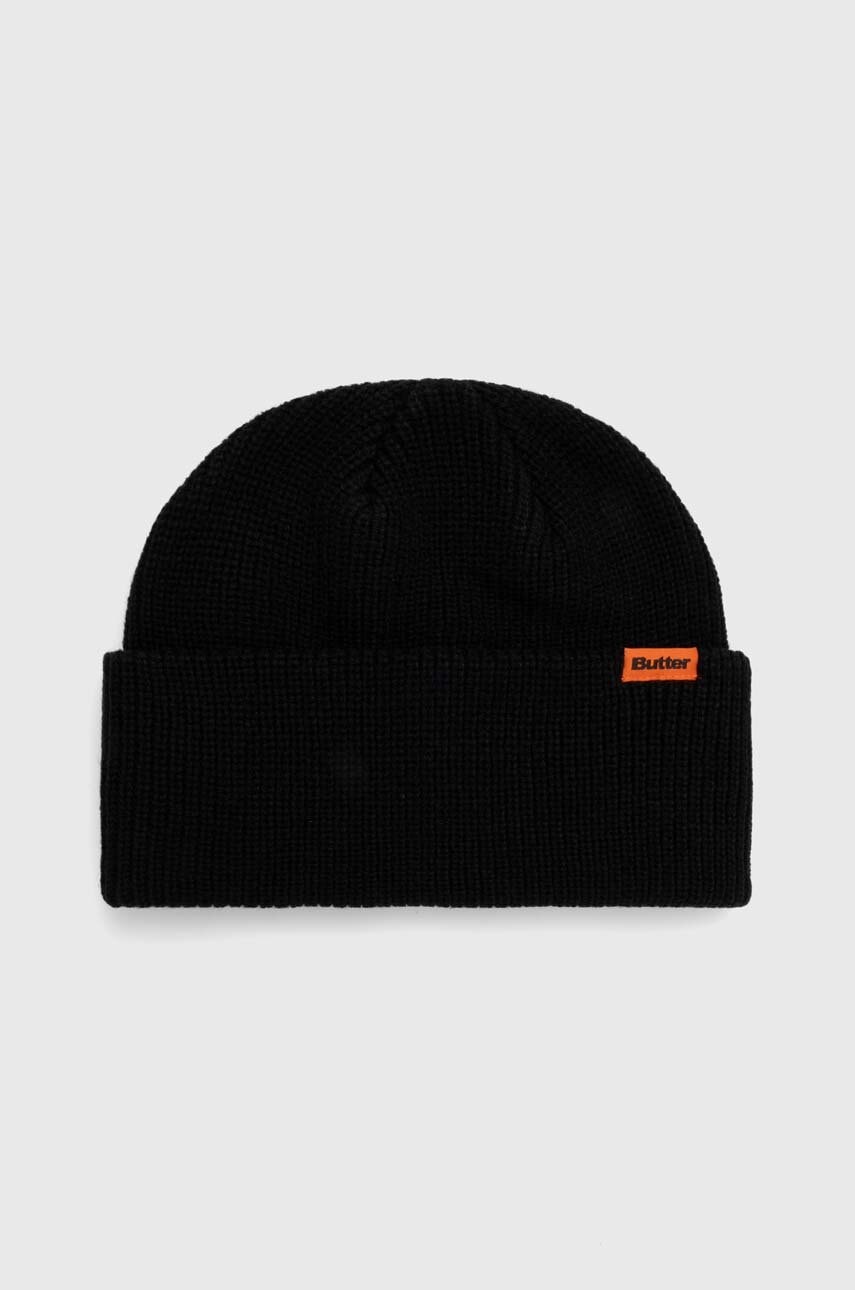 Шапка Butter Goods Butter Goods Tall Wharfie Beanie Черно | BGQ3235801, 0
