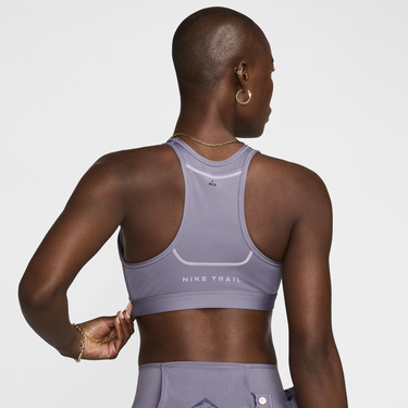 Сутиен Nike Trail Swoosh On The Run Лилаво | FN2909-509, 4