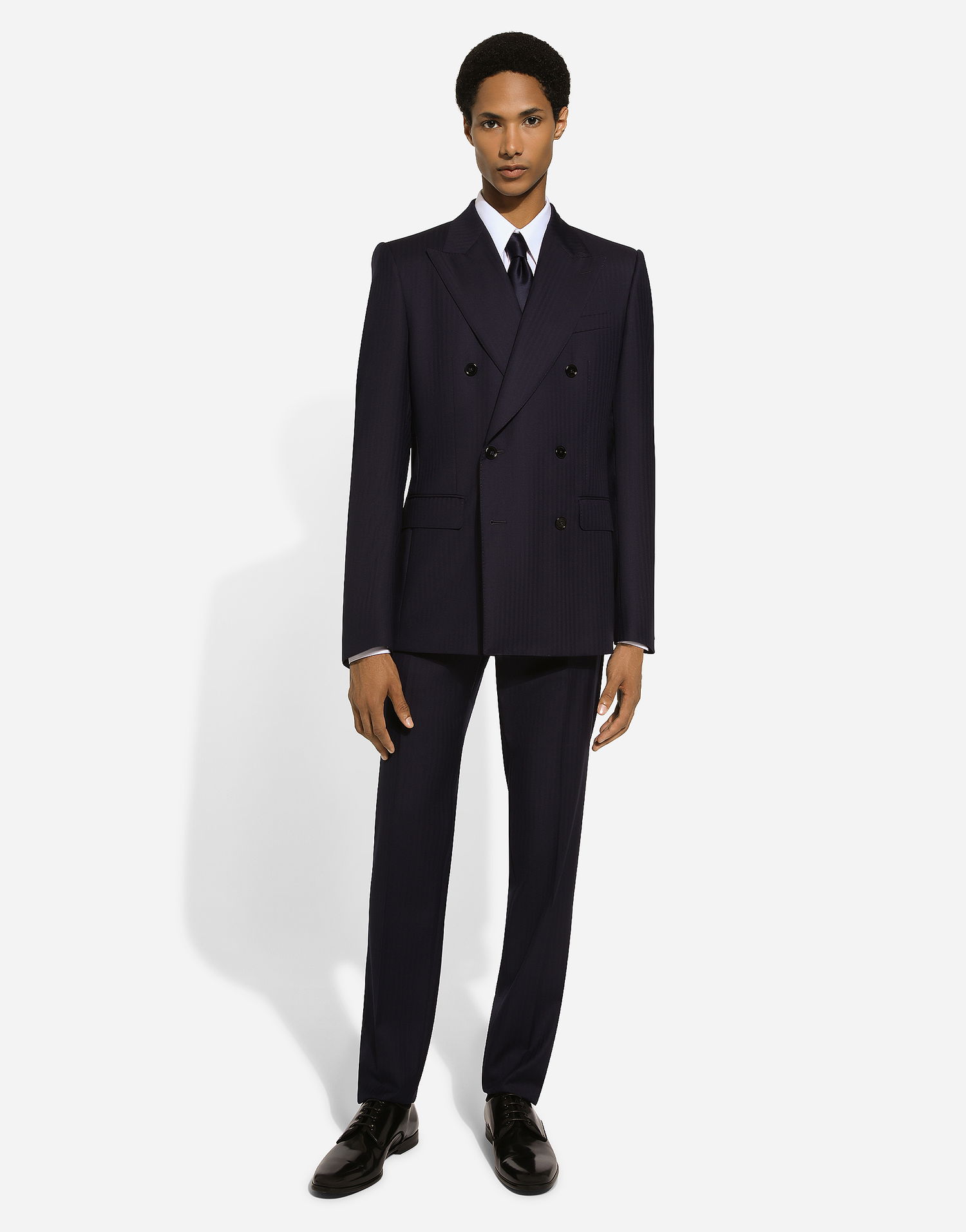 Яке Dolce & Gabbana Double-breasted Wool Jacket Синьо | G2QU4TFC2FIB0387, 1