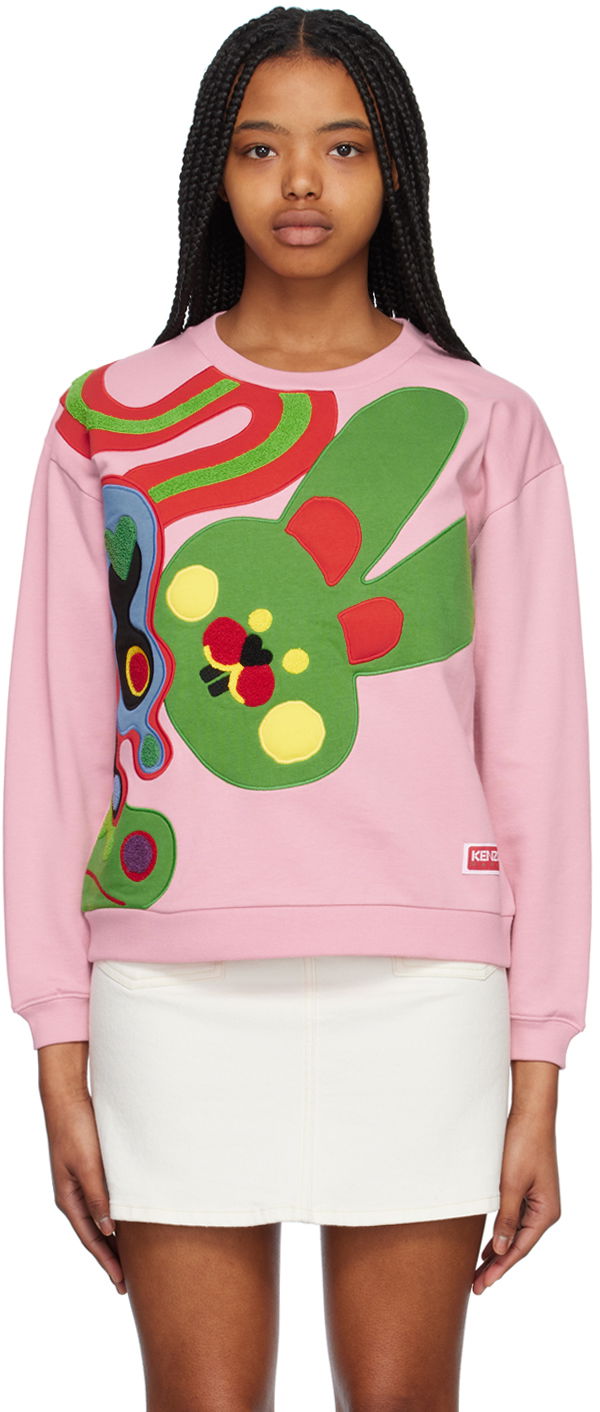 Пуловер KENZO Paris Розово | FD52SW0444MF, 0