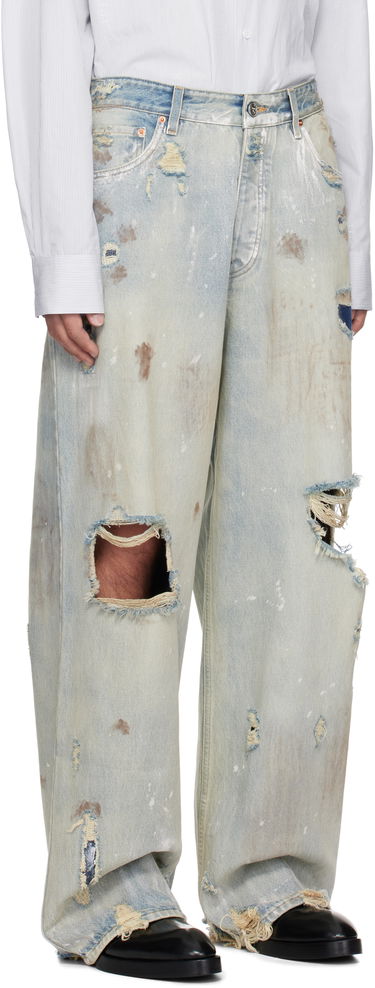 Дънки VETEMENTS Vetements Trashed Baggy Jeans Синьо | UA66PA590L, 1