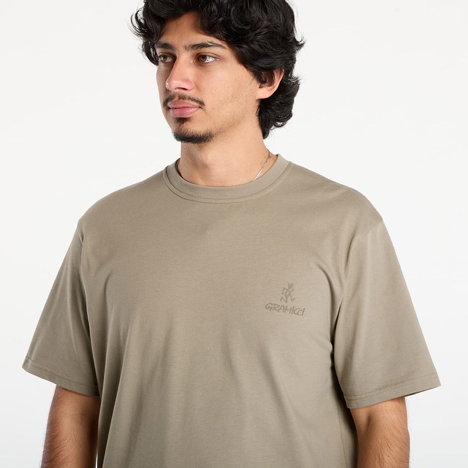 Тениска GRAMICCI Gramicci One Point Logo T-Shirt Зелено | G4SU-T096 KHAKI, 1