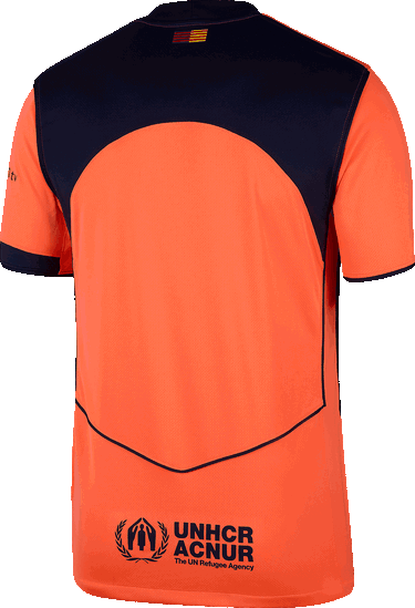 Фланелка Nike FC Barcelona Stadium Third Jersey 2025/26 Оранжево
 | hm3201-855, 1