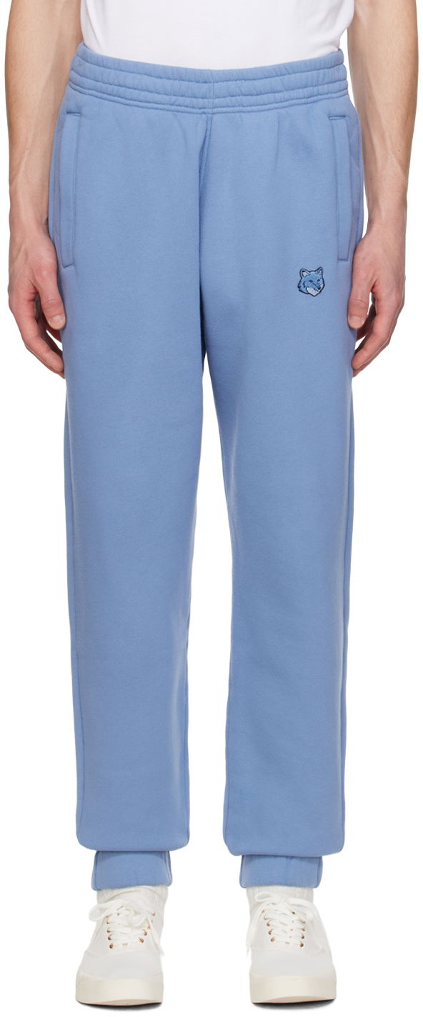 Спортни панталони MAISON KITSUNÉ Blue Bold Fox Head Sweatpants Синьо | MM01125KM0307P428, 0