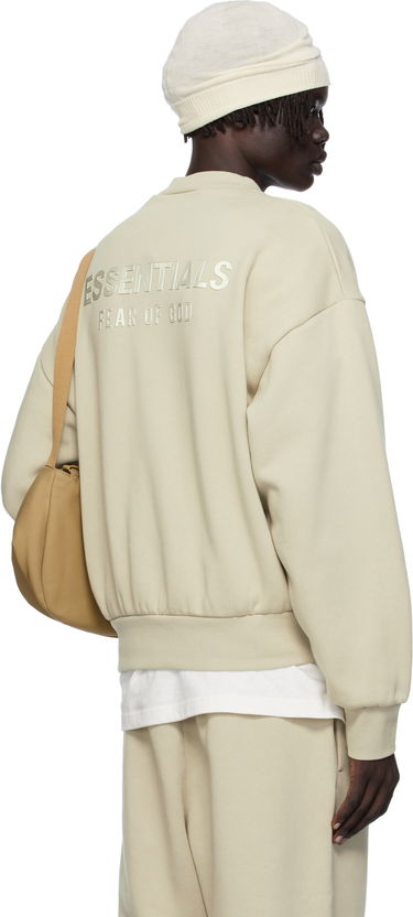 Суитчър Fear of God Fear of God ESSENTIALS Classic Fit Fleece Crewneck Sweatshirt Бежово | 192SP252046F, 2