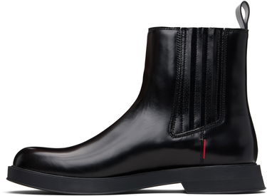Кецове и обувки BOSS Hugo Embossed-Logo Chelsea Boots Черно | 50552567, 2