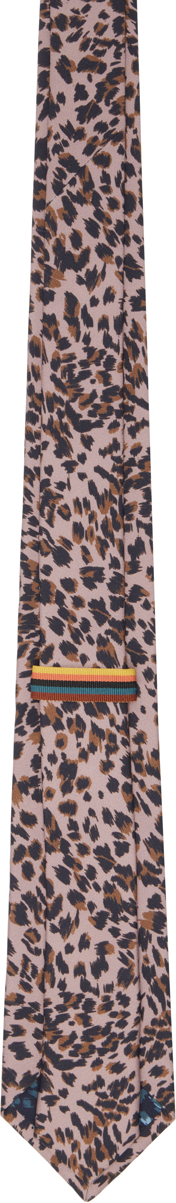 Шал Paul Smith Paul Smith Leopard Print Silk Tie Розово | M1A-0TIE-PT377-23, 1