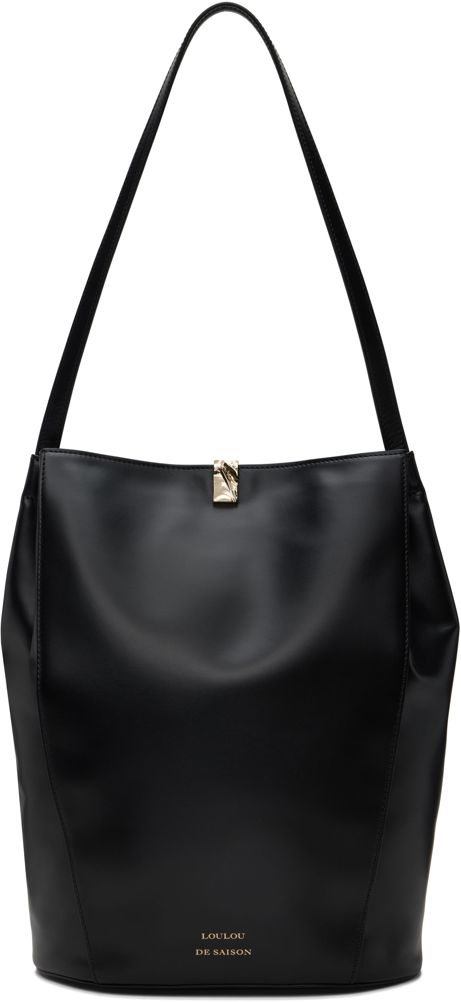 Дамска чанта Loulou de Saison Loulou de Saison Daya Leather Bucket Bag Черно | DAYA, 0