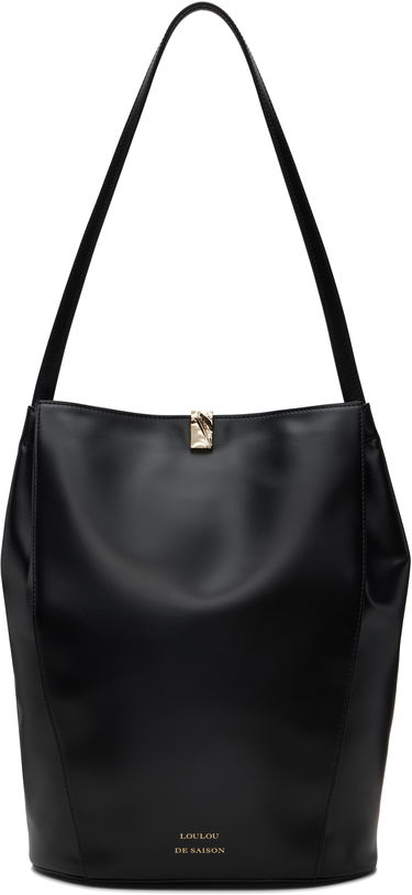 Дамска чанта Loulou de Saison Loulou de Saison Daya Leather Bucket Bag Черно | DAYA, 0