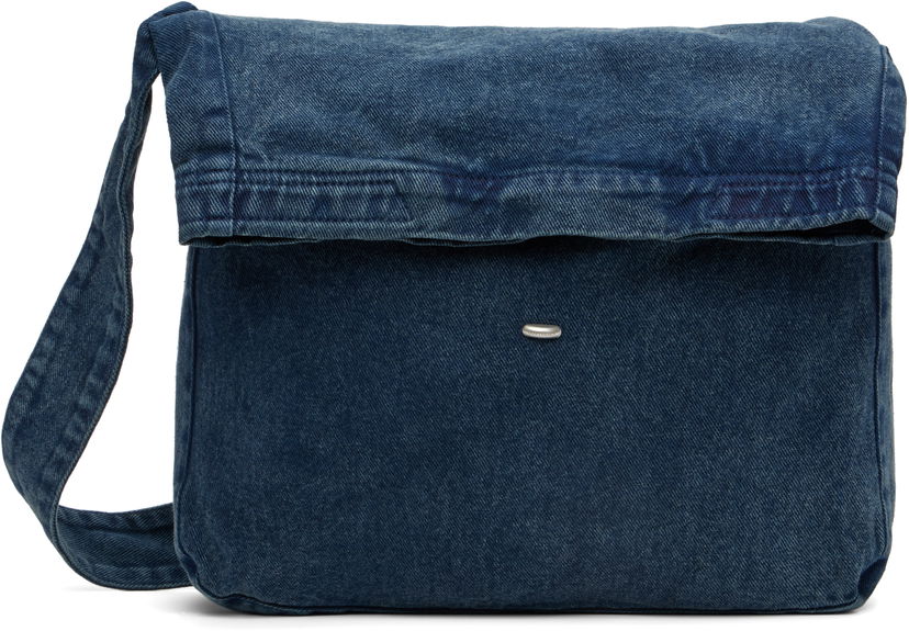 Чанта през рамо OUR LEGACY OUR LEGACY Sling Denim Bag Синьо | A4258SDP