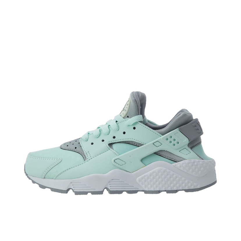 Кецове и обувки Nike Air Huarache Run Igloo Wolf Grey-White (Women's) Синьо | 634835-303
