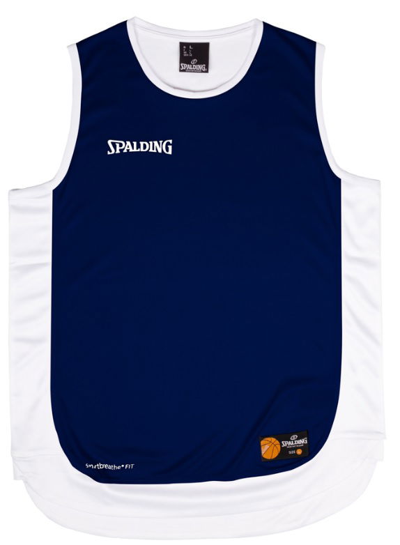 Потник Spalding Spalding Hustle Tank Top Тъмно синьо | 40221107-navywhite