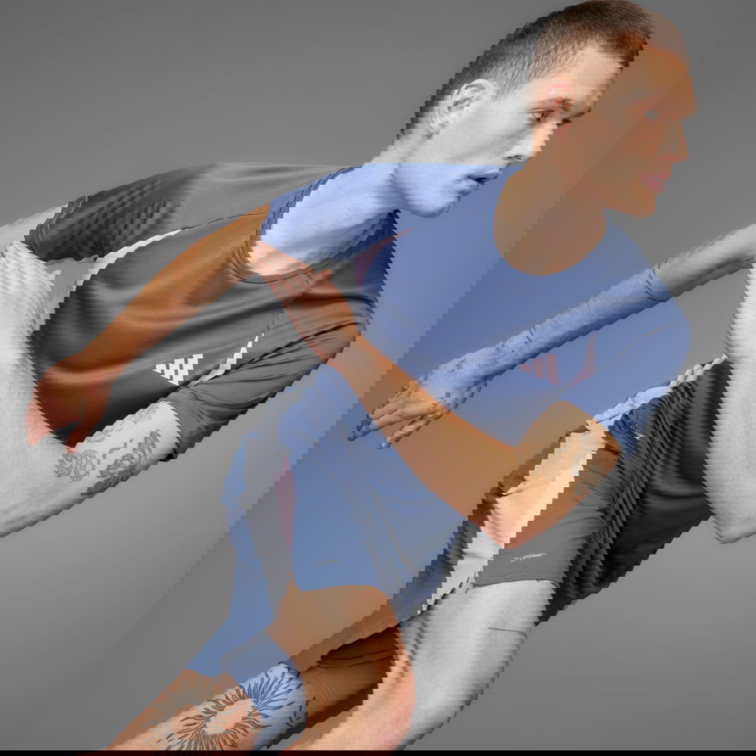 Фланелка adidas Performance Tech Apparel Colorblock T-Shirt Синьо | JM4176, 0