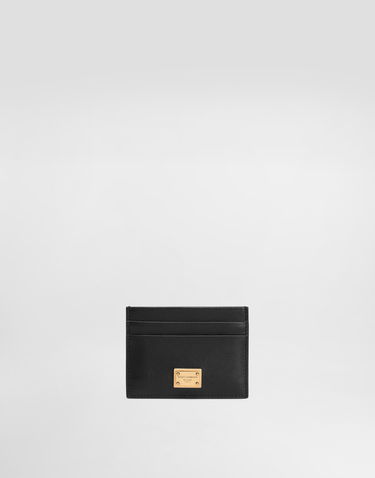 Портфейл Dolce & Gabbana Dolce & Gabbana Plongé Calfskin Card Holder Черно | BI0330A9S2580999, 0