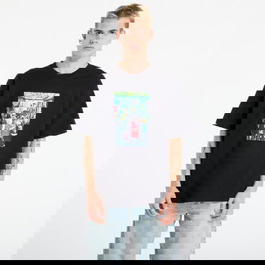 Тениска Pleasures Harajuku Graphic Print T-Shirt Черно | P25DP018-BLACK, 0