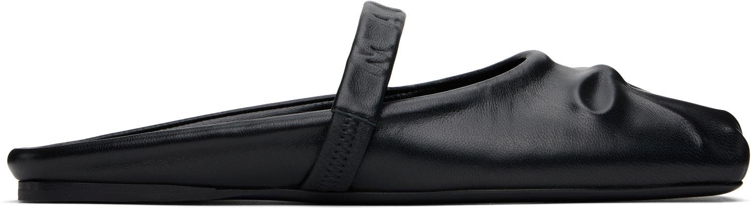 Облекло Marni Marni Nappa Leather Sabot Slippers Черно | SBMS010400 P3628, 0