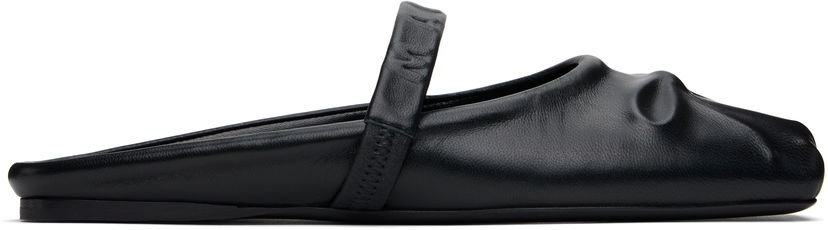 Облекло Marni Marni Nappa Leather Sabot Slippers Черно | SBMS010400 P3628