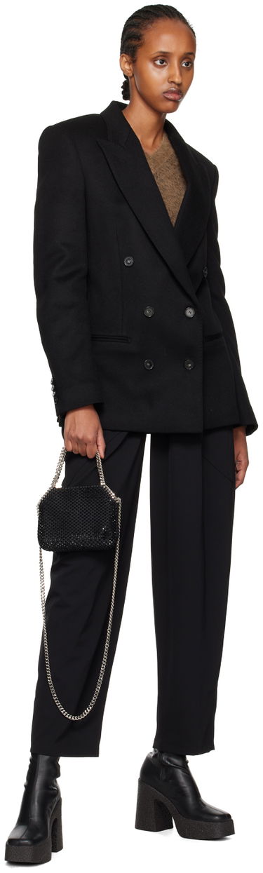 Яке Stella McCartney Double-Breasted Blazer Черно | 650042SPB11, 3