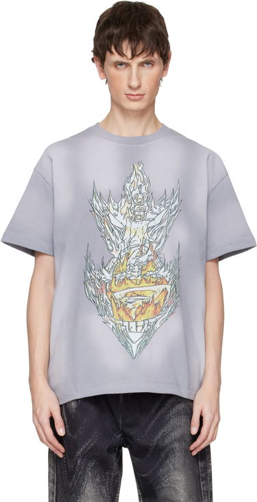 Фланелка Who Decides War Engulfed Memories Jersey T-shirt Сиво | 1110130021FW25, 0