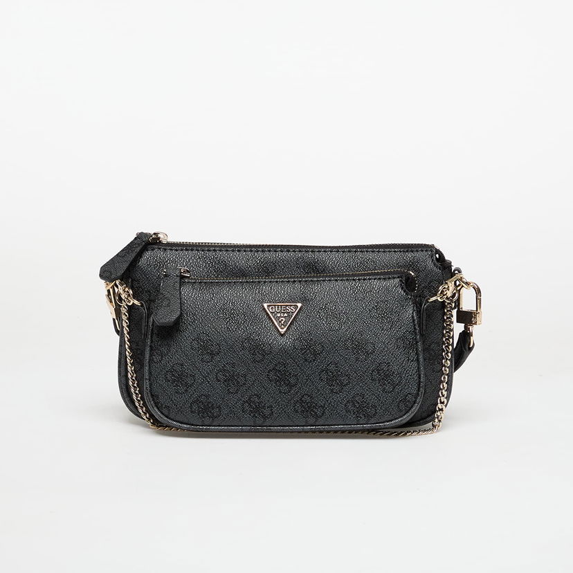 Чанта през рамо GUESS Noelle II Double Pouch Crossbody Bag Черно | HWBG9672710-CLO