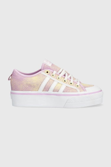 Кецове и обувки adidas Originals NIZZA PLATFORM Розово | GY9476, 0