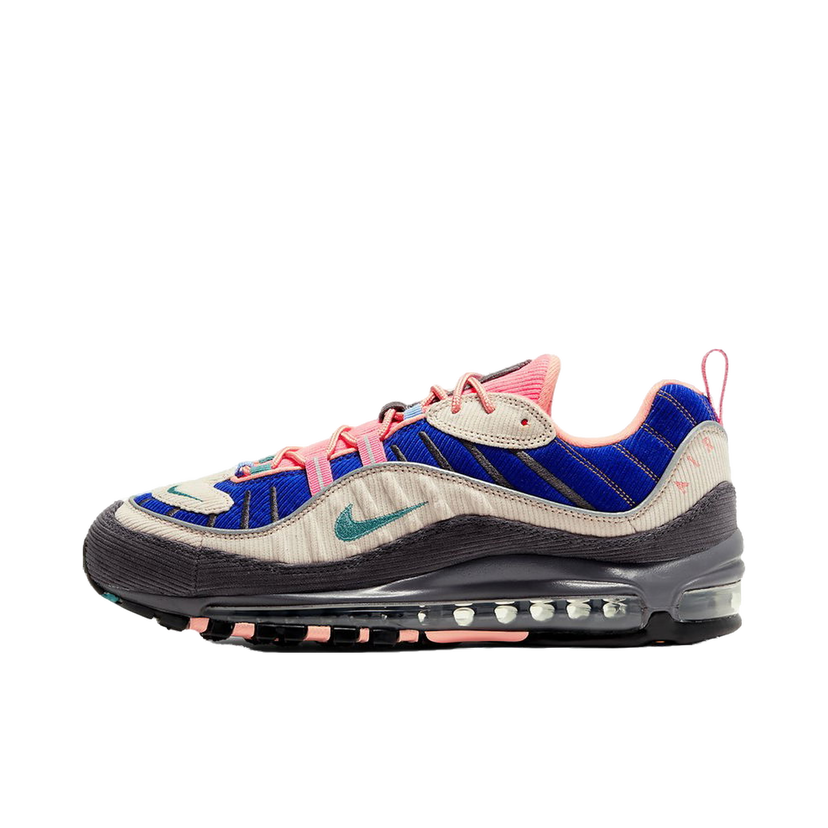 Кецове и обувки Nike Air Max 98 Corduroy Desert Sand Черно | CQ7513-044
