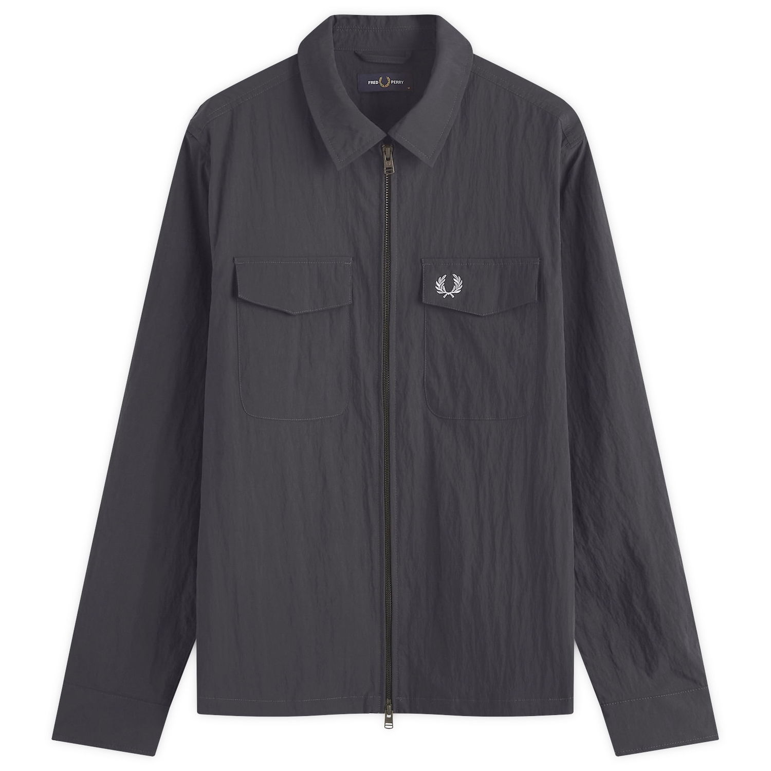 Яке Fred Perry Zip Overshirt Сиво | M5684-297, 0