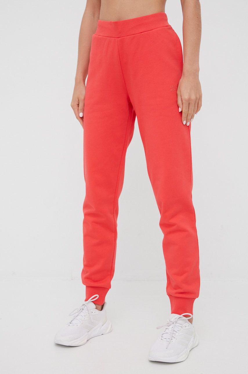 Спортни панталони Jack Wolfskin Sweatpants Червено | 1507091.2058, 0