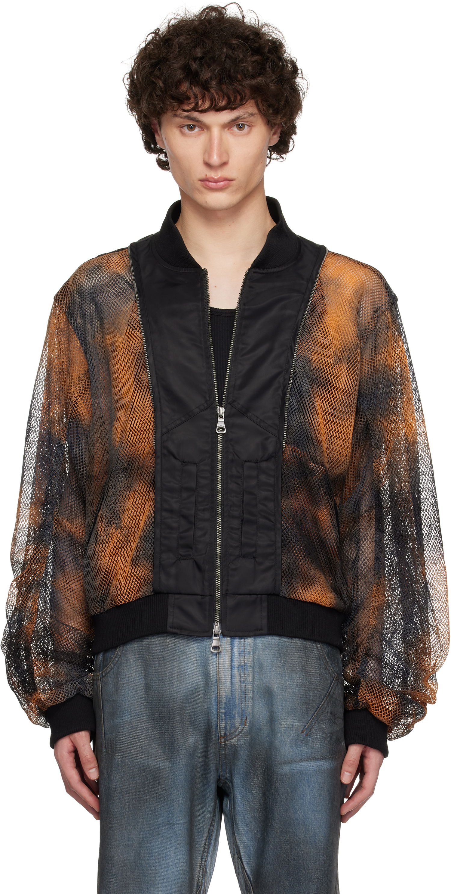 Яке бомбър Andersson Bell Andersson Bell Double Layer Mesh Bomber Jacket Оранжево
 | awa701u, 0