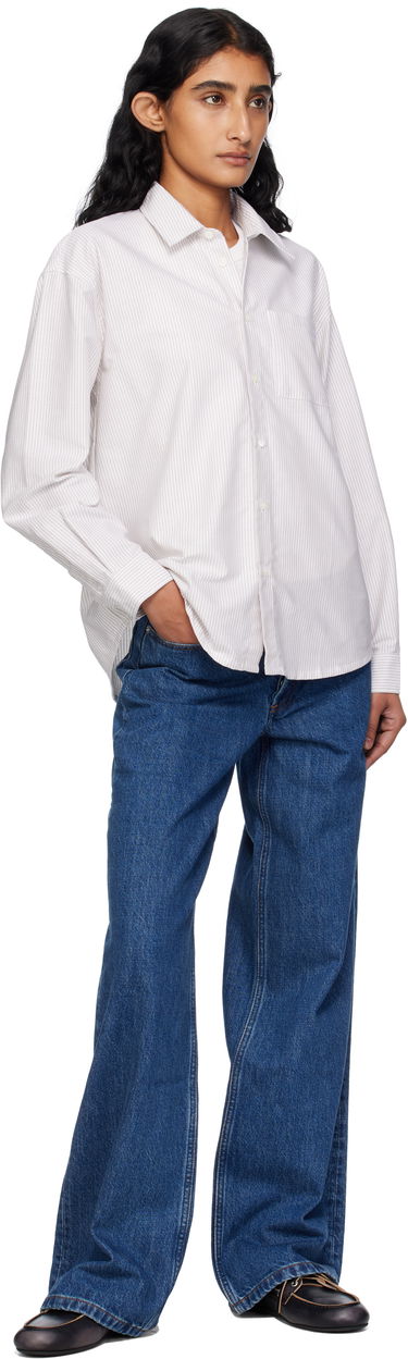 Риза A.P.C. Boyfriend Shirt Бежово | COGUH-F12550, 3