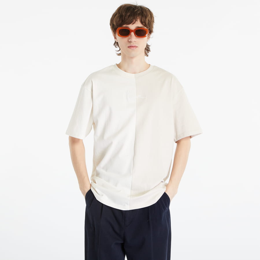 Тениска Karl Kani Small Signature Split Tee Бяло | 6037488, 0