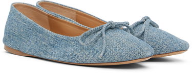 Облекло JW Anderson JW Anderson Calf Suede Print Ballerina Flats Синьо | BL0031-LA0238, 3