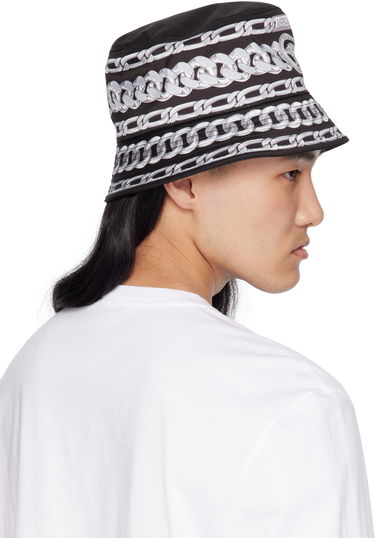 Шапка с козирка Versace Versace Medusa Chains Bucket Hat Черно | 1019072_1A13697, 2