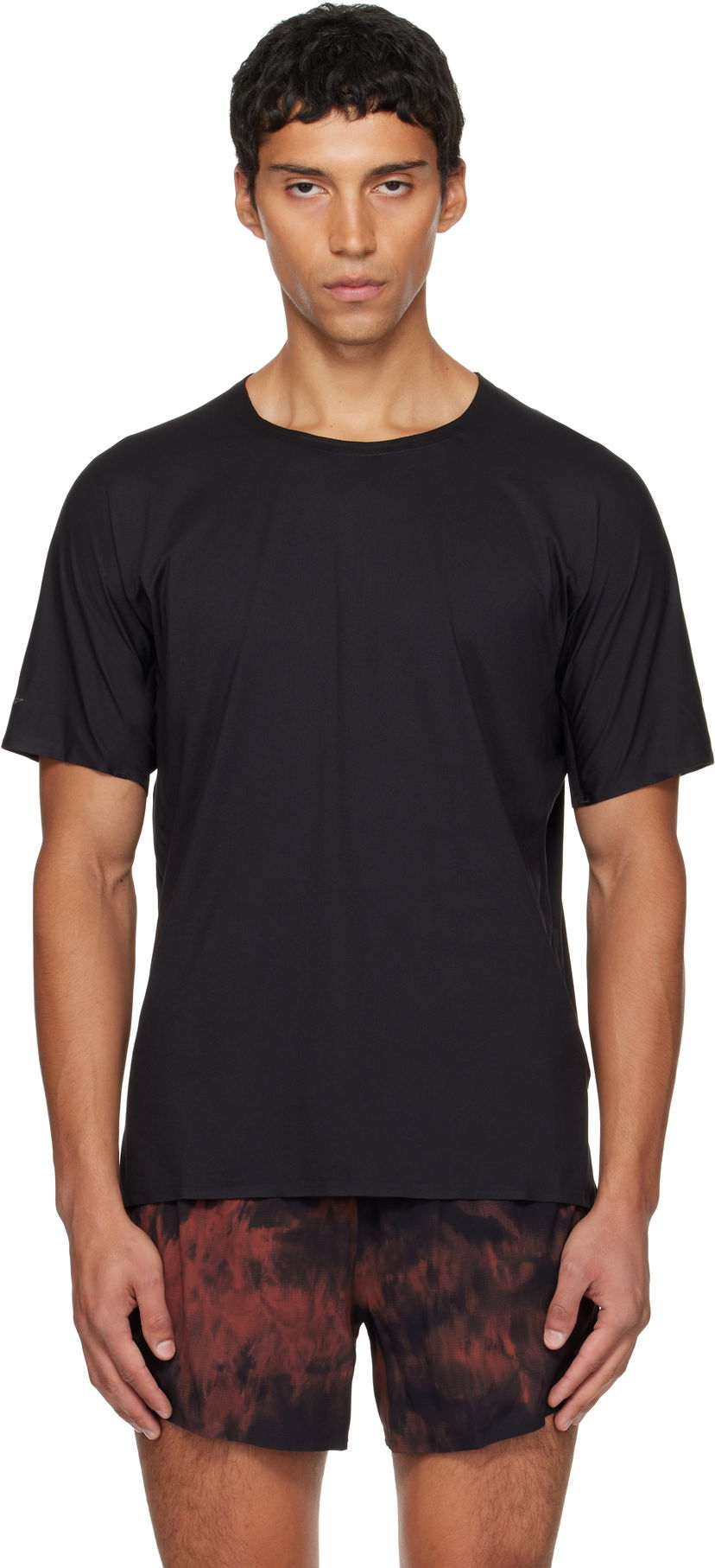 Тениска Y-3 Y-3 Running Short Sleeve T-Shirt Черно | JX4807