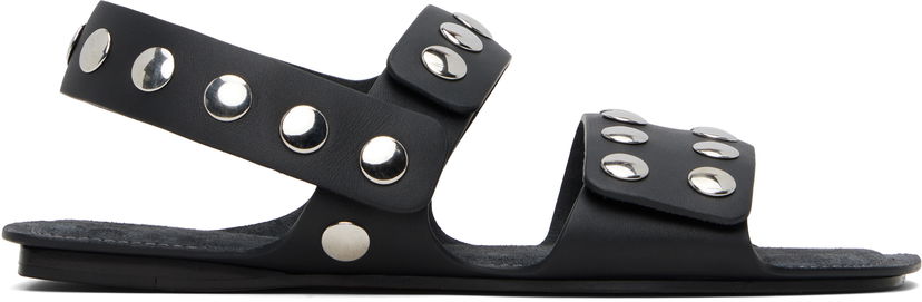 Бижута Khaite Khaite Boden Studded Leather Sandals Черно | F3086-930