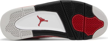Кецове и обувки Jordan Jordan 4 Retro "Red Cement" Бяло | 408452-161, 2