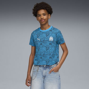 Тениска Puma Olympique de Marseille FtblCulture All-over Print T-Shirt Синьо | 781580_07, 0