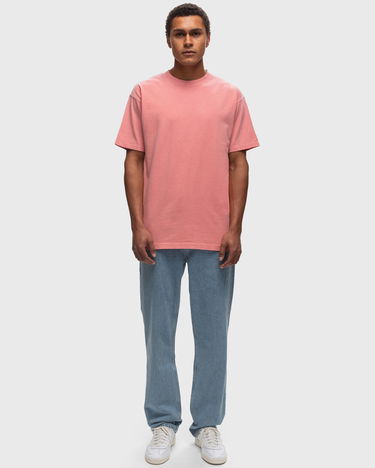 Тениска BSTN Basic Crew Neck Short Sleeve T-Shirt Розово | BEASTIN-PLAIN19-UND-20, 2