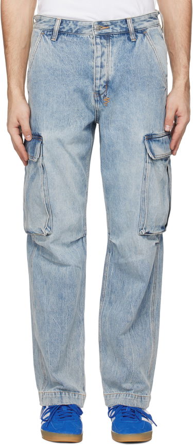 Карго панталони Ksubi Ksubi Riot Rekon Denim Cargo Pants Синьо | MPS25PA008, 0