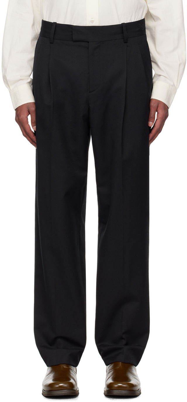 Drole de Monsieur Le Pantalon Golfeur Pleated Trousers