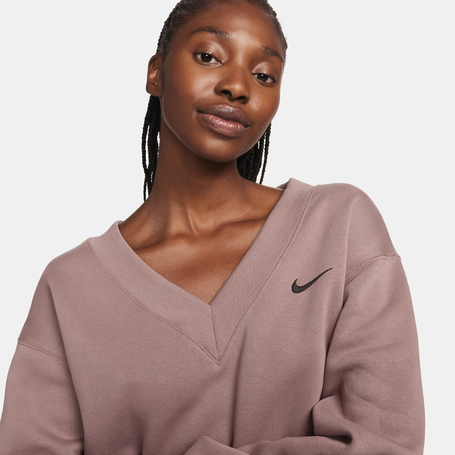 Суитчър Nike Sportswear Phoenix Fleece Sweatshirt Розово | FN3651-208, 1