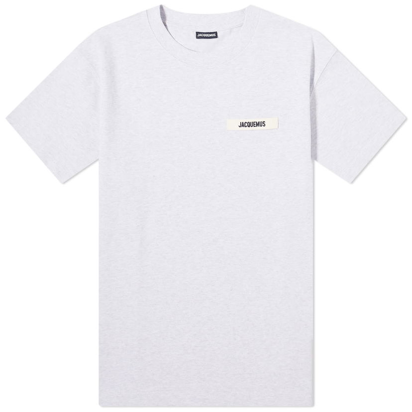 Тениска Jacquemus Gros Grain Logo T-Shirt Сиво | 24E245JS208-2125-950