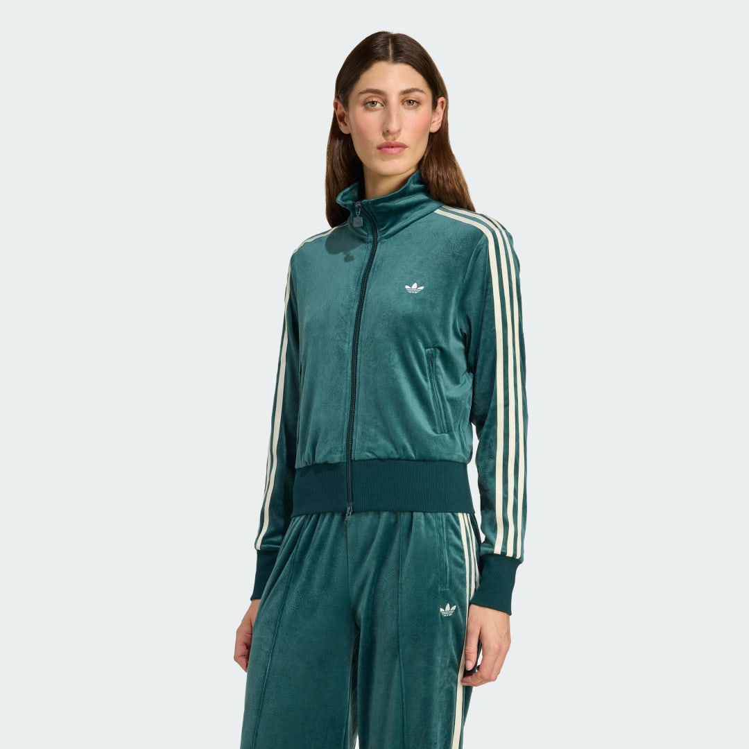 Комплект adidas Originals adidas Originals x Liberty London Firebird Velvet Track Top Зелено | JW5267, 0