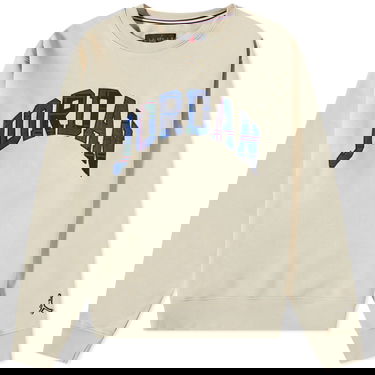Суитчър Jordan Air Jordan Check Logo Crewsweat Бежово | DV1574-206, 0